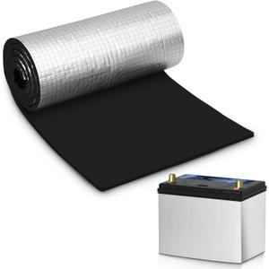 Car Battery Blanket, Battery Wrap, Self-Adhesive Battery Insulation Cover for RV, Vehicle, Truck Batteries for Cold Weather Preserve Against Radiant Heat, Acid Neutralisation, 40"x7"(5mm)