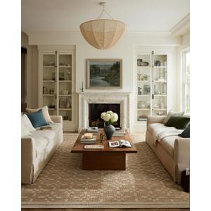 Loloi Chris Loves Julia Judy Collection JUD-07 Natural/Ivory 5'-0" x 7'-6" Area Rug