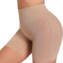 JOYSHAPER Shapewear for Women Tummy Control Body Shaper Shorts Butt Lifting Shapewear Panties Thigh Slimmer (Large, Nude)