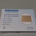 15 Pcs Castor Oil Pack Wrap, Disposable Portable Castor Oil Packs Patches with Anti Leakage Cotton for Belly/Leg/Back (Oil Not Included), 11" x 6.3"