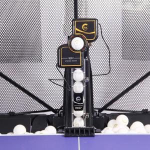 Suz Table Tennis Robot with Net Ping Pong Ball Machine S201 Automatic Machine for Training with 40mm+ Table Tennis Balls