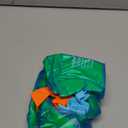 Floaties Swim Vest for Child, Portable Inflatable Pool Floats Swimming Ring with Adjustable Safety Buckle, Safety Swim Arm Bands with Double Surround Air Bag, Durable Float Tube for Kids (S(for weight:33-50lbs), Green)