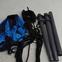 Hammock Chair, Portable Outdoor Hanging Rope Swing, Max 500 Lbs, Collapsible and Lightweight Nylon Parachute Hammocks Chair for Indoor, Backpacking, Travel, Backyard, Patio, Hiking (Navy,Blue)