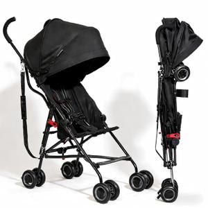 Baby Portable Stroller, Cool Kids Lightweight Travel Stroller with Carrier for Walking, Shopping, and Playgrounds