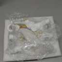 White Elephant Statue Set, Lucky Elephant Sculpture for Home and Office Decor, Coffee Table and Shelf Decor