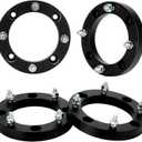 4x156 Wheel Adapters 1" for Polaris Ranger Sportsman 400, 425, 600 Forged 4 Lug Wheel Spacers with 3/8"-24 Studs 131mm Bore 4PCS
