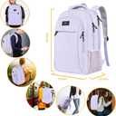 MATEIN Laptop Backpack for Girls, 15.6 Inch College School Backpack for Women, Water Resistant Durble Slim Students Bookbag Casual Daypack Travel Computer Nurse Work Bag Gift
