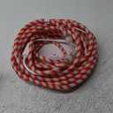 Joiedomi 40FT LED Candy Cane Rope Lights, Waterproof Outdoor 360 LED Christmas Decor Lights for Garden Yard Party Xmas Christmas Holiday Decorations (Red & Warm White)