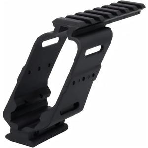 Red Green Dot Scope Mounting Bracketwith Picatinny Top and Bottom Rails Universal Pistol Scope Mount for Sights Brackets. (black)