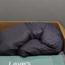 Love's cabin Round Donut Cat and Dog Cushion Bed, 20in Bed for Cats or Small Dogs, Anti-Slip & Water-Resistant Bottom, Super Soft Durable Fabric Pet Beds, Washable Luxury Cat & Dog Bed Gray (19.7"L x 19.7"W x 5.9"Th, Grey)