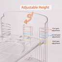 Shoe Stacker Shoe Rack Organizer for Closet Space Saver Storage Shoe Holder Organization,Transparent(5 * 11inch (Transparent, 4 pack)