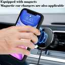 for Magsafe Magnetic case for iPhone 11 Leather case magsafe Compatible Wireless Charging-Purple