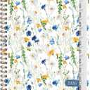 2026 Planner, Weekly and Monthly Calendar Planner, Academic Daily Agenda (Jan 2026 - Dec 2026), Hardcover Planning Notebook for Office Accessories and School Supplies, Scattered Flowers