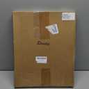 Chunful Frameless Travel Hanging Mirror Leather Foldable Full Length Backstage Makeup Mirror with Handle for Travel Dance Competition Home Fitness Gift(Pink,33.07 x 12.99 Inches)