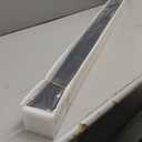 Neodrain 48-Inch Black Linear Shower Drain with Removable Quadrato Pattern Grate, heavy duty 304 Stainless Steel Rectangle Shower Floor Drain, linear drain with Leveling Feet,Hair Strainer,Matte Black