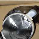 SUSTEAS Electric Kettle - 57oz Hot Tea Kettle Water Boiler with Thermometer, 1500W Fast Heating Stainless Steel Tea Pot, Cordless with LED Indicator, Auto Shut-Off & Boil Dry Protection, Beige