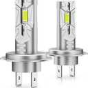 RIDENOW Fog Light Bulbs: 6500K 24000LM Cool White 700% Brighter, Plug and Play IP68 Waterproof Light Bulbs for Vehicles 2 Pack