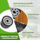 12-050-01-S Oil Filter for 12 050 01 12 050 01-S1 KH-12-050-01-S KH-12-050-08, AM125424, 49065-7007 49065-0721 492932S Cub Cadet, Craftsman, Troy Bilt, Toro Lawn Mower Oil Filter