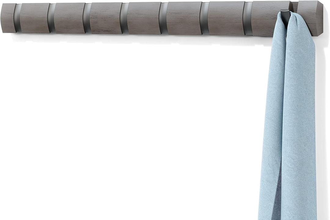 Umbra Flip 8 Wall Hook, Warm Gold (Grey Pewter)