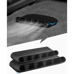 JeCar Under Seat Vent Deflectors Rear AC Vent Directional Extension Accessories Compatible with Chevy Silverado/GMC Sierra 2014-2018 JeCar Under Seat Vent Deflectors Rear AC Vent Directional Extension Accessories Compatible with Chevy Silverado/GMC Sierra 2014-2018