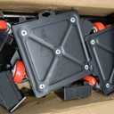 MYUEA Furniture Dolly,Furniture Movers with 5 Wheels,Carbon Steel Panel Heavy Duty Dolly,Maximum Load 3474LBS,Furniture Lifter with 5 360 Rotatable Rubber Universal Wheels(Black,6.89x6.9 in)