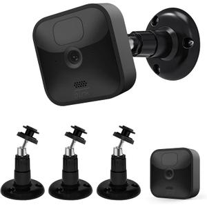 Blink Outdoor Camera Mount, 360 Degree Adjustable Indoor/Outdoor Wall Mount Bracket for Blink Home Security System Black 3 Pack
