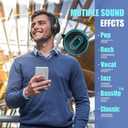 BERIBES Bluetooth Headphones Over Ear, 65H Playtime and 6 EQ Music Modes Wireless Headphones with Microphone, HiFi Stereo Foldable Lightweight Headsets, Deep Bass for Home Office Cellphone PC Ect. (Black)
