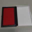 Red Ink Stamp Pad 2.75" x 3.93", Ink Paste Used for Office, Home, Crafting, DIY (Red)
