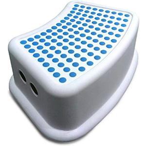  2pc Kids Bathroom Booster Step Stool, navy teal