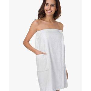 SIORO Women Bath Towel Wrap Robe, Soft Cotton Terry Spa Cloth, Plush Adjustable Closure for Shower, Travel, Pool, Gym S/M