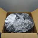 4-Light Black Boho Rattan Chandelier Light Fixture, 17.7 Hand Woven Rustic Chandeliers Farmhouse Chandelier Hanging Light for Dining Room Kitchen Island, Living Room, Foyer