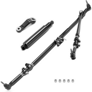 A-Premium Front Steering Linkage Drag Link Tie Rod Kit Assembly Compatible with Dodge Ram 1500 2006-2008, Ram 2500/Ram 3500 2003-2010 & Ram 2500/3500 2011-2013, 4WD