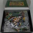 Magic Potion Booknook Building Set with Light, DIY Bookend Building Block Kit for Home Decor Bookshelf, 990 PCS Miniature Book Nook House Building Brick Model for Adults Kids Boys Girls Age 8+