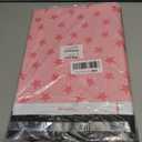 Pretty Package Store 10x13 Designer Poly Mailer 100 Pack Heavy Duty Waterproof Self Seal Shipping Bags for Small Business Large Mailing Envelopes Bulk Tear Resistant Cute Packaging Seeing Stars Pink
