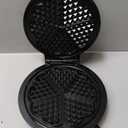 Mueller Heart 5 Waffle Maker, Waffle Iron, Adjustable Browning Control & Nonstick, Cool Touch Handle, Easy to Clean, Small Kitchen Appliances