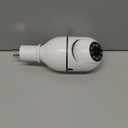 WESECUU Light Bulb Security Camera -5G& 2.4GHz WiFi 2K Security Cameras Wireless Outdoor Motion Detection and Alarm,Two-Way Talk,Color Night Vision,Human Detection, Bulb Camera Compatible with Alexa (2K/1-Pack, White)