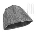 Fake Rock Covers Medium 18.5x12.2x13.5 Inch – Grey Utility Covers for Outside, Faux Rock Covers for Landscaping AC Units, Hose Reels & Electrical Boxes