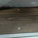 Shoe Cabinet Storage, Modern Freestanding Organizer with 2 Flip Drawers, Narrow Shoe Rack for Entryway, Walnut