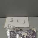 4 Pieces Inspirational Wooden Nursery Wall Sign - Rustic Mountain Nature Forest Woodland Adventure Motivational Hanging Decor with Hook for Baby Bedroom (Classic Colors)