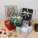 1Pcs Green Extra Large gift box with lids 16.5138 Inches gift boxes for presents,Birthday Box (include Ribbon, Paper Shred Filler Gift Card & Envelopes)
