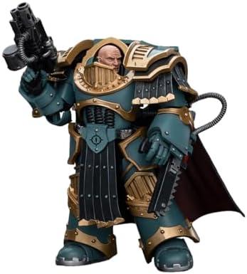 JOYTOY Warhammer 40,000 1/18 Action Figure Sons of Horus Legion Praetor in Cataphractii Terminator Armour Collection Model Birthday Gifts