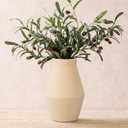 Terracotta Ceramic Vase, 10 Inch