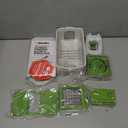 Mueller Pro-Series All-in-One, 12 Blade Mandoline Slicer for Kitchen, Food Chopper, Cucumber Slicer and Spiralizer, Cutter, Dicer, Grater, Gifts for Mom, Kitchen Essentials, White Sand/Green