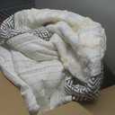 Hyde Lane Farmhouse Bedding Comforter Sets King, Ivory Boho Bed Set,Cotton Top with Modern Neutral Style Clipped Jacquard Stripes, 3-Pieces Including Matching Pillow Shams (104x90 Inches)