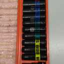 14 Piece 1/2" Drive Impact Socket Set, 8 mm - 22 mm Deep Socket, Metric Socket Set With Adapter & Quick-Release Holder, 6 Point, CR-V, Automotive Maintenance, Machinery Manufacturing