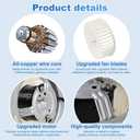 2026 Upgraded 8832N 8832NA A Unit Blower Motor Compatible with Nutone Replacement 84757 JA2B099N JA2B099 86652G 86652 8662 JA2C028G 99080520 8832 8832SA 8832N 8833 Bathroom Fan Motor