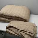 WDCOZY California Oversized Cal King Size Quilt Bedding Sets with 2 Pillow Shams, Lightweight Soft Bedspread Coverlet Bed Cover for All Season, 3 Pieces, 116x106 inches, Taupe