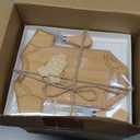 12 Set Baby Shower Gifts for Guest Prizes Clothing Shaped Mini Charcuterie Board Small Cheese Cutting Board Set with Knives Forks Baby Shower Party Favor Thank You Return Gifts (Bamboo Color)