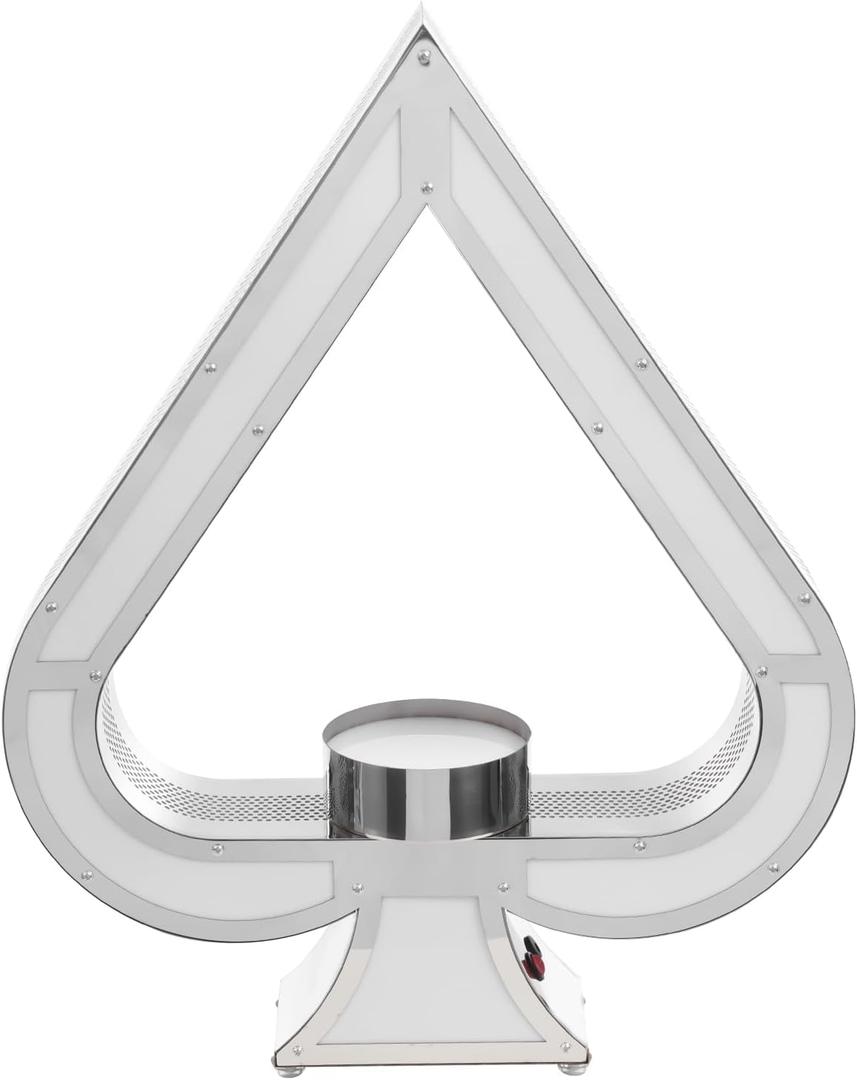 DouSeiAi LED Lighted Liquor Bottle Display Shelf,Ace of Spades Champagne Bottle Presenter, Champagne Bottles Display Stands for Bar/Hotel/Nightclub/Private Bottle Presenter Party