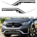 Front Central Grille Cover Trim for Honda CRV 2020 2021 2022